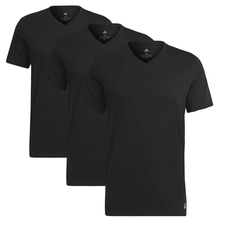 ADIDAS 3PACK VHALS SHIRTS ACTIVE CORE ZWART  