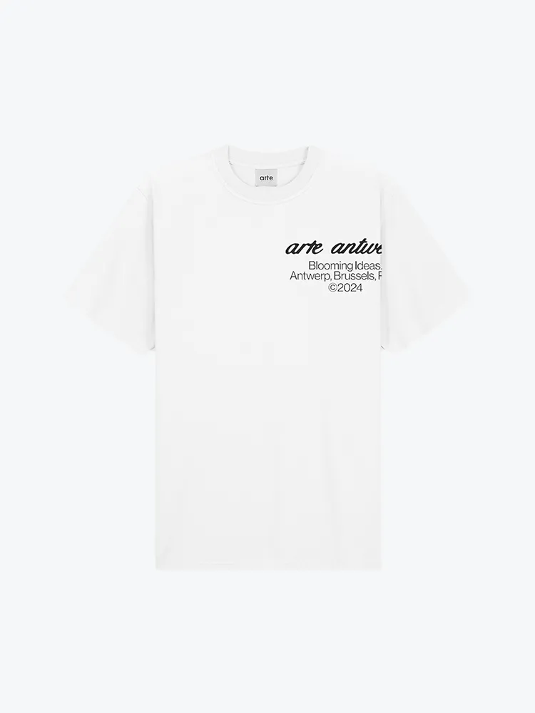ARTE ANTWERP  ARTE ARTWORK TOP SLEEVE TSHIRT WHITE  TSHIRTS  HEREN