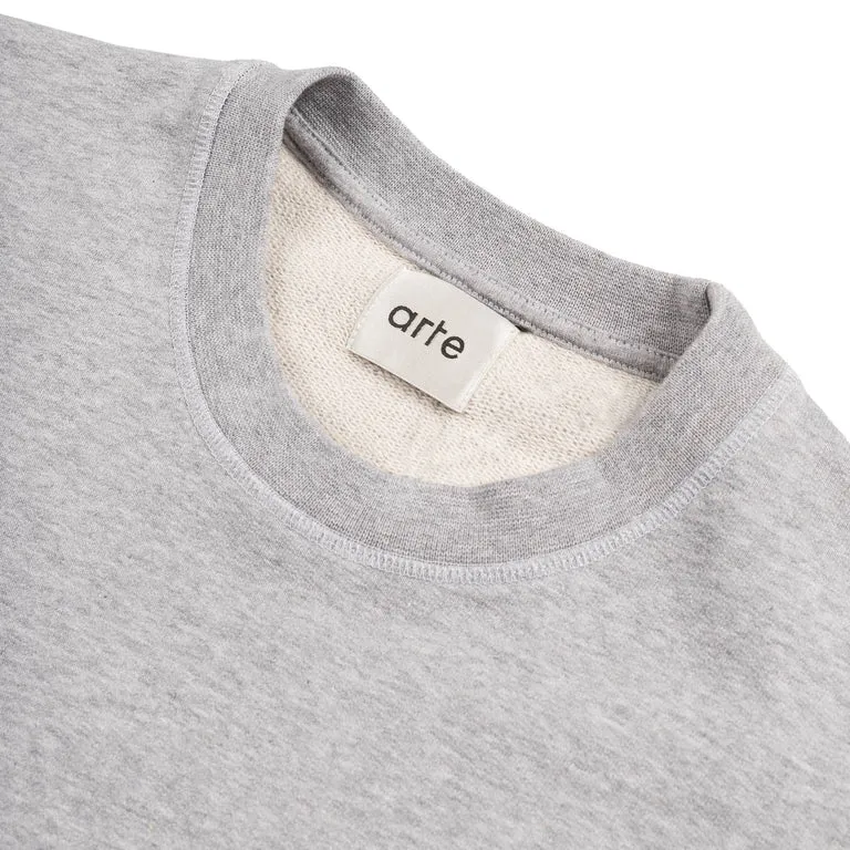Arte Antwerp Blur Flower Crewneck Grey
