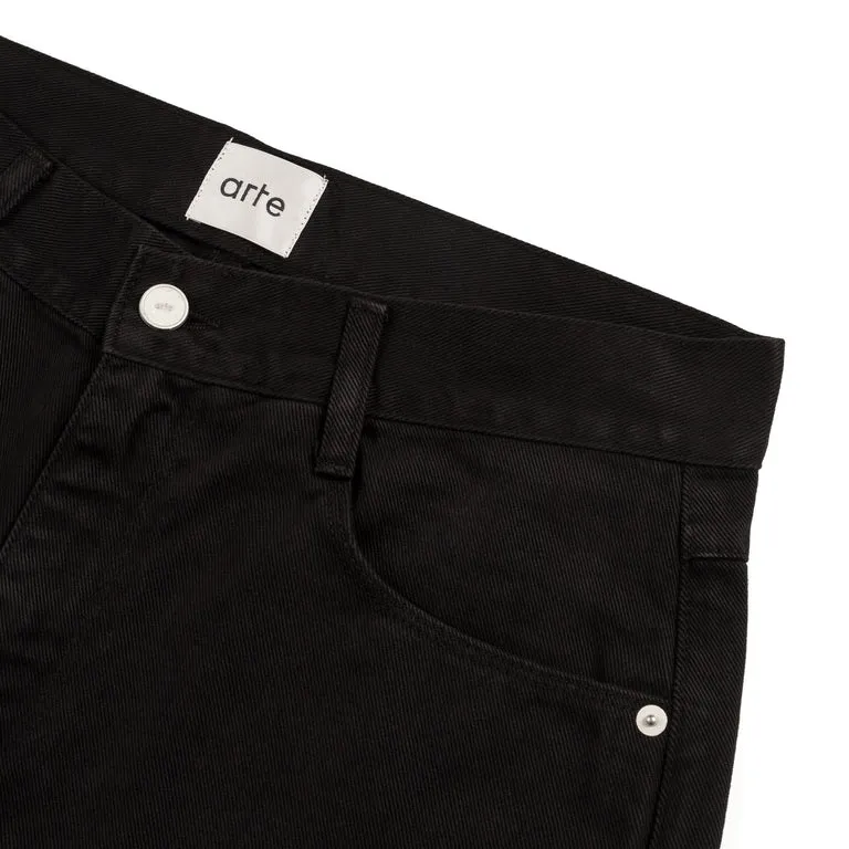 Arte Antwerp Embroidery Pocket Pants Black