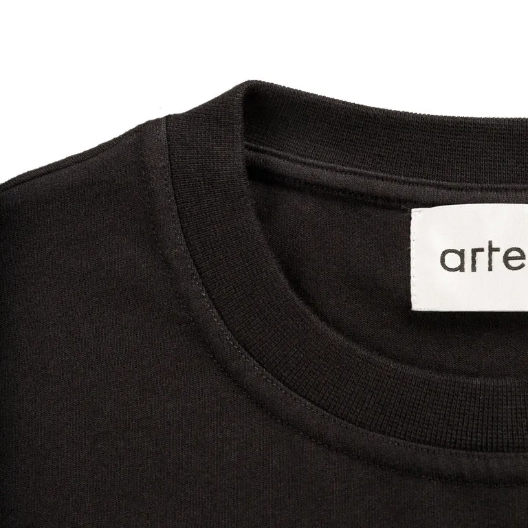 ARTE ANTWERP FLOWER POSTER TSHIRT BLACK