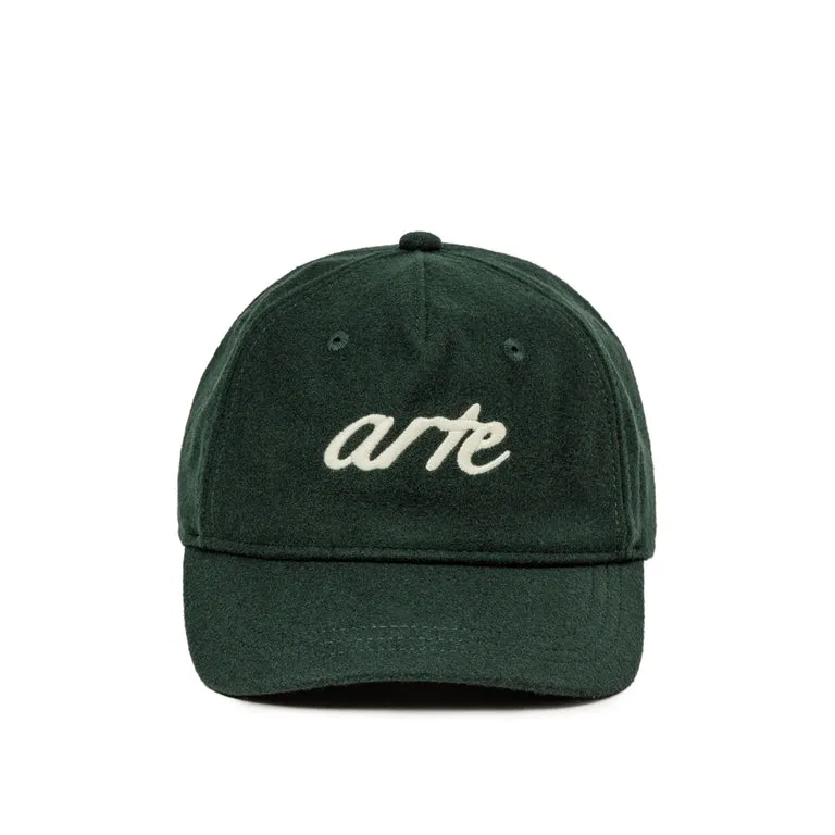 Arte Antwerp Front Logo Embroidery Wool Cap Green