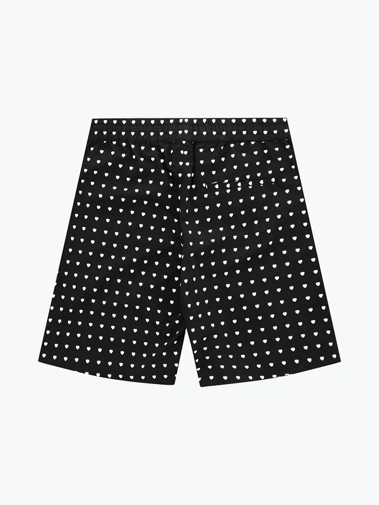 ARTE ANTWERP  JULES HEART SHORTS ZWART  SHORTS  HEREN