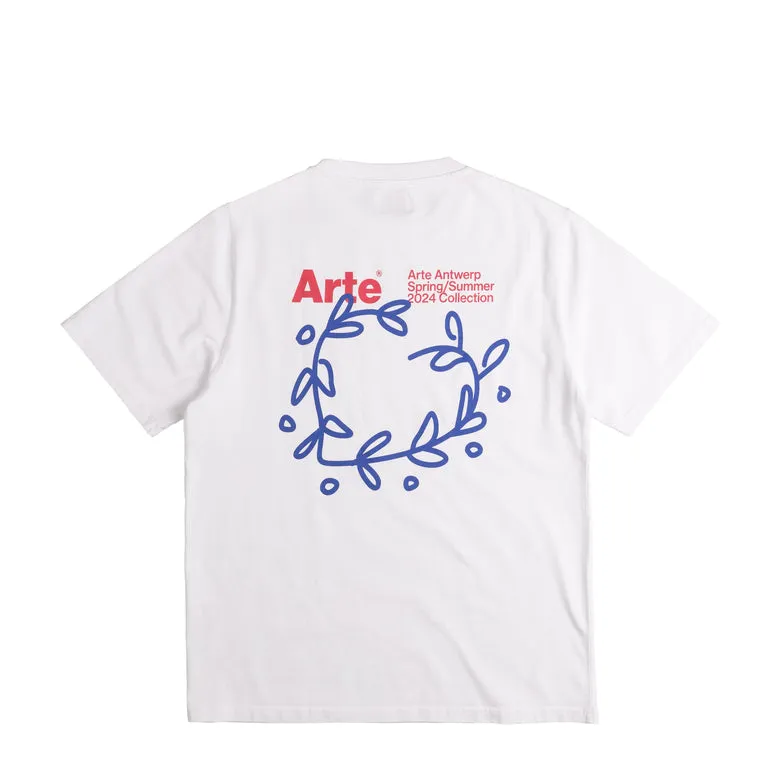 ARTE ANTWERP TEO BACK HEART TSHIRT WHITE