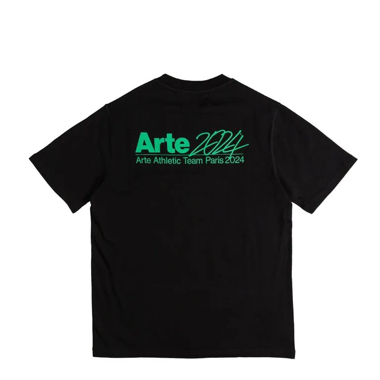 ARTE ANTWERP TEO BACK SS24 TSHIRT BLACK