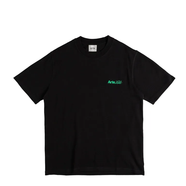 ARTE ANTWERP TEO BACK SS24 TSHIRT BLACK