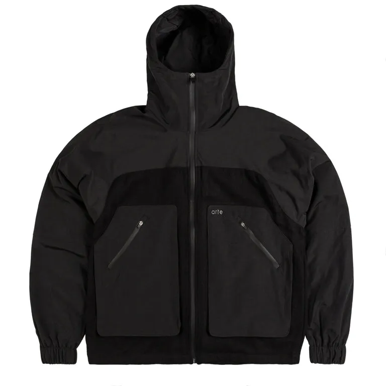 Arte Antwerp Wool Technical Jacket Black