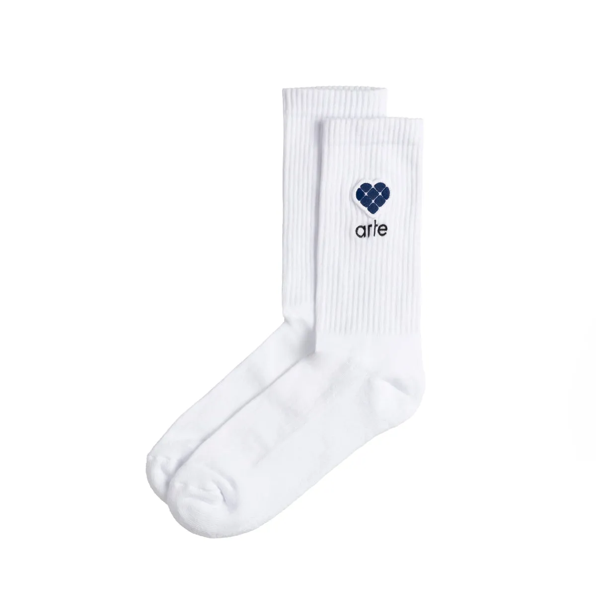 Arte AntwerpArte Heart Circle Patch Socks White