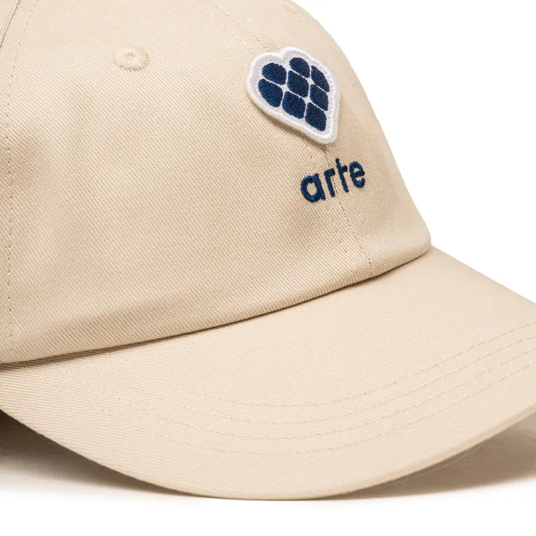 Arte AntwerpCedric Heart Patch Cap Cream