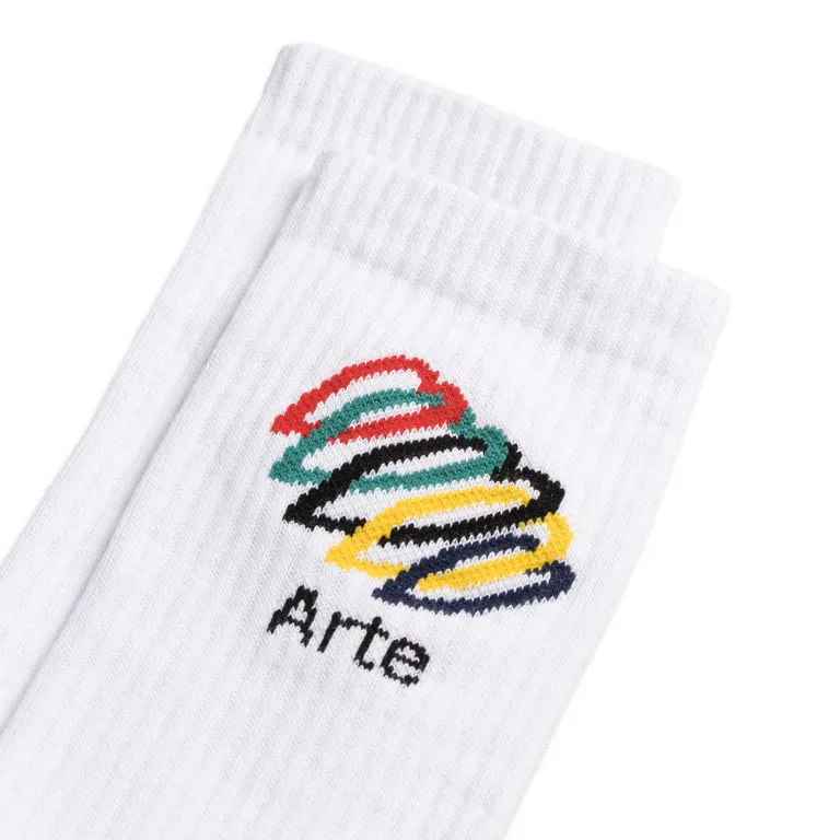 Arte AntwerpRings Socks White