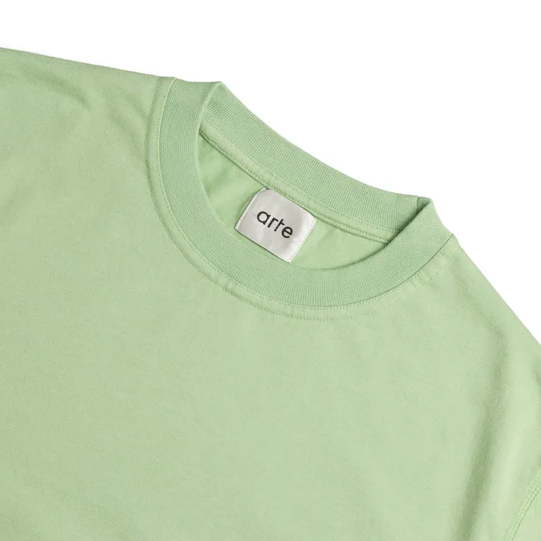 ARTE ANTWERPTEO CIRCLE FLOWER TSHIRT GREEN