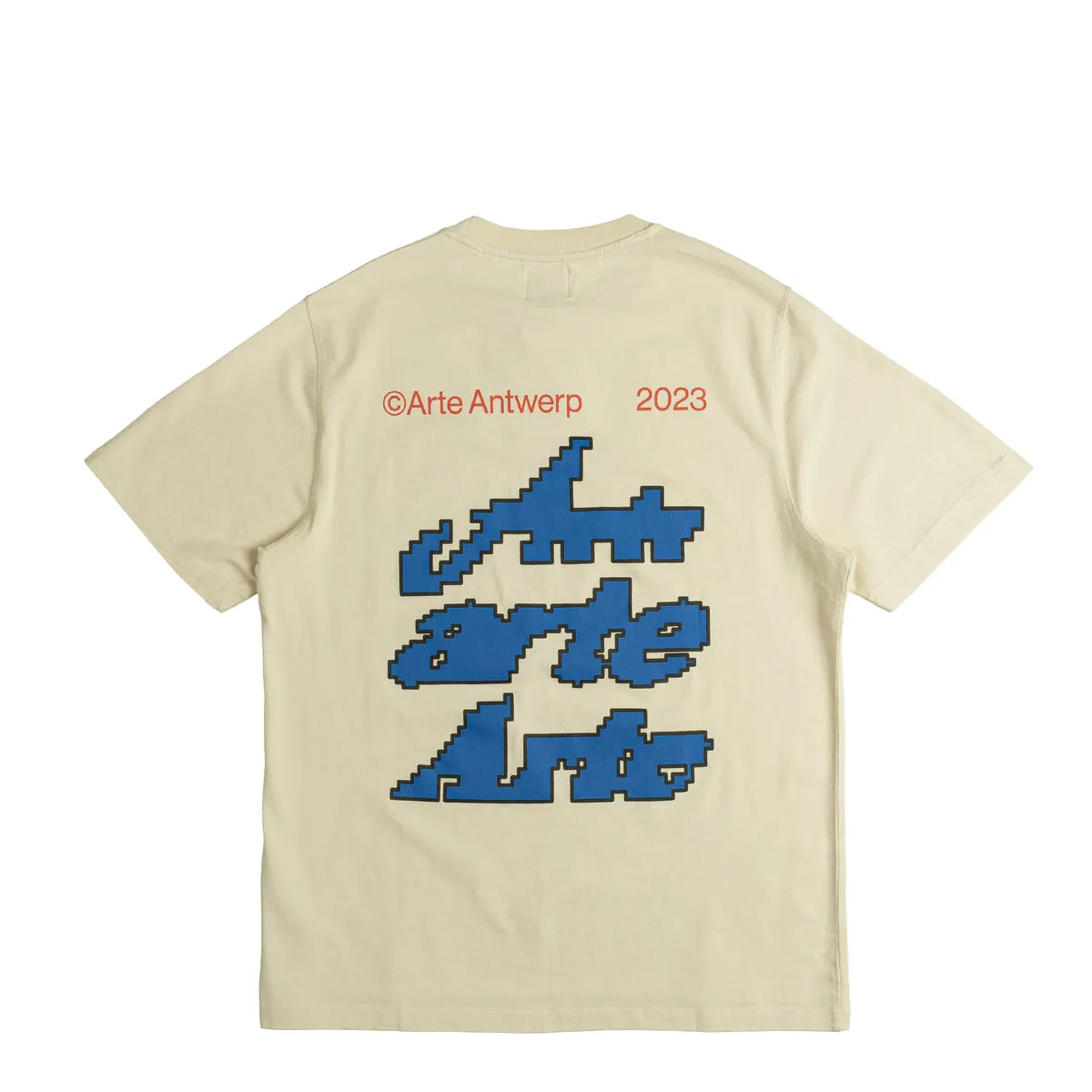 ARTE ANTWERPTOMMY BACK MULTI TSHIRT CREAM