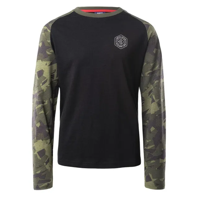 BEJO JONGENS RICK CAMO TSHIRT MET LANGE MOUWEN