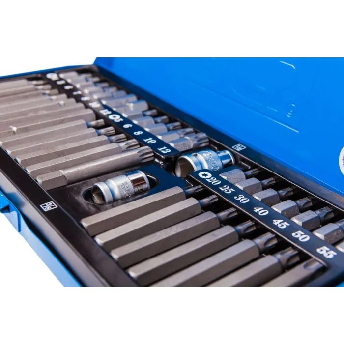 BGS BITSET 40DELIG 6 KANT XZN EN TORX INCL ADAPTERS