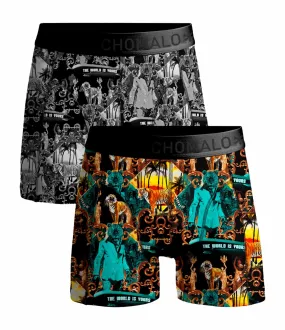 Boxershort Muchachomalo Men Shorts Montana Print/Print (2-Pack)