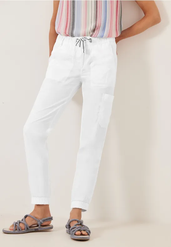 CECIL Casual fit utility broek 