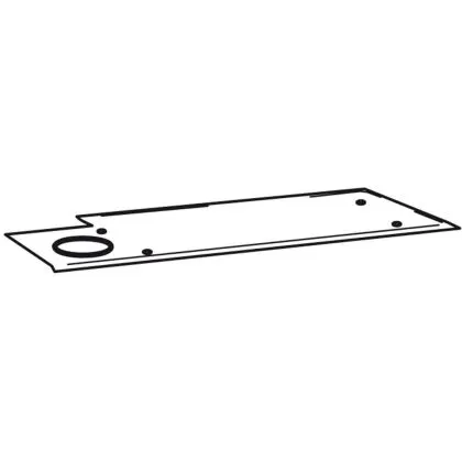 DORMAKABA INOX AFDEKPLAAT DIN RS VOOR BSR (BTS80F/EMB/FLB)