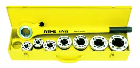 Draadsnijder EVA R 1/2-3/4-1-11/4” Rems R 1/2” 3/4” 1” 1,1/4” 1,1/2” 2”