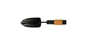 Fiskars QuikFit Bloemenschep handschepje (Zwart/oranje, 1000730)