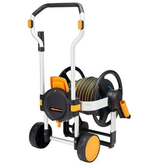 Fiskars Slanghaspel Manueel XL met wielen, incl. tuinslang