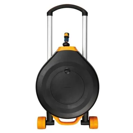Fiskars slanghaspel XL automatisch op wielen incl. 20 m tuinslang