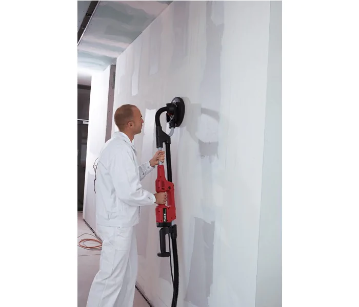 FLEX WST 700VV VARIO PLUS GIRAFFE WAND & PLAFONDSCHUURMACHINE 225MM + ACCESSOIRES IN KOFFER MET AFZUIGSLANG