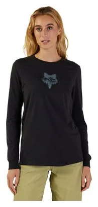 FOX WOMEN'S INNORGANIC LONG SLEEVE TSHIRT BLACK