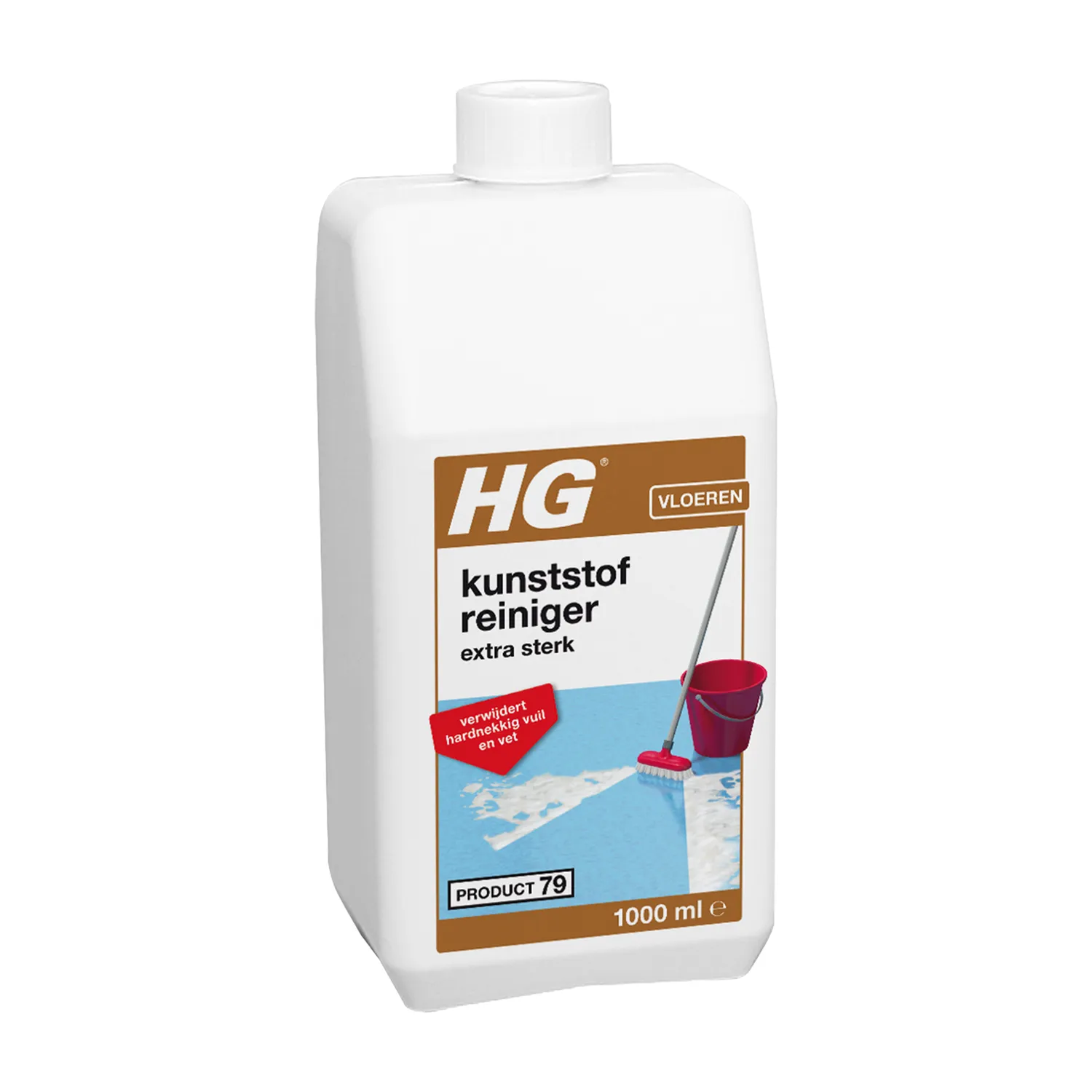HG kunststofreiniger extra sterk (product 79) 1L NL