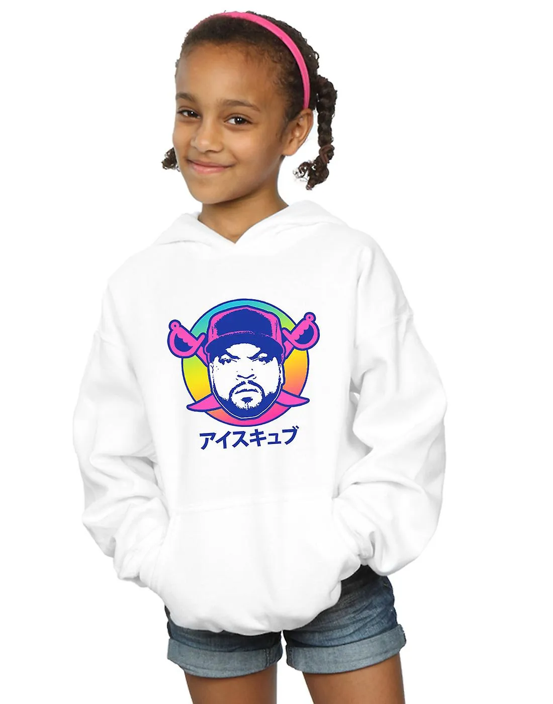 Ice Cube meisjes Kanji cirkel Hoodie