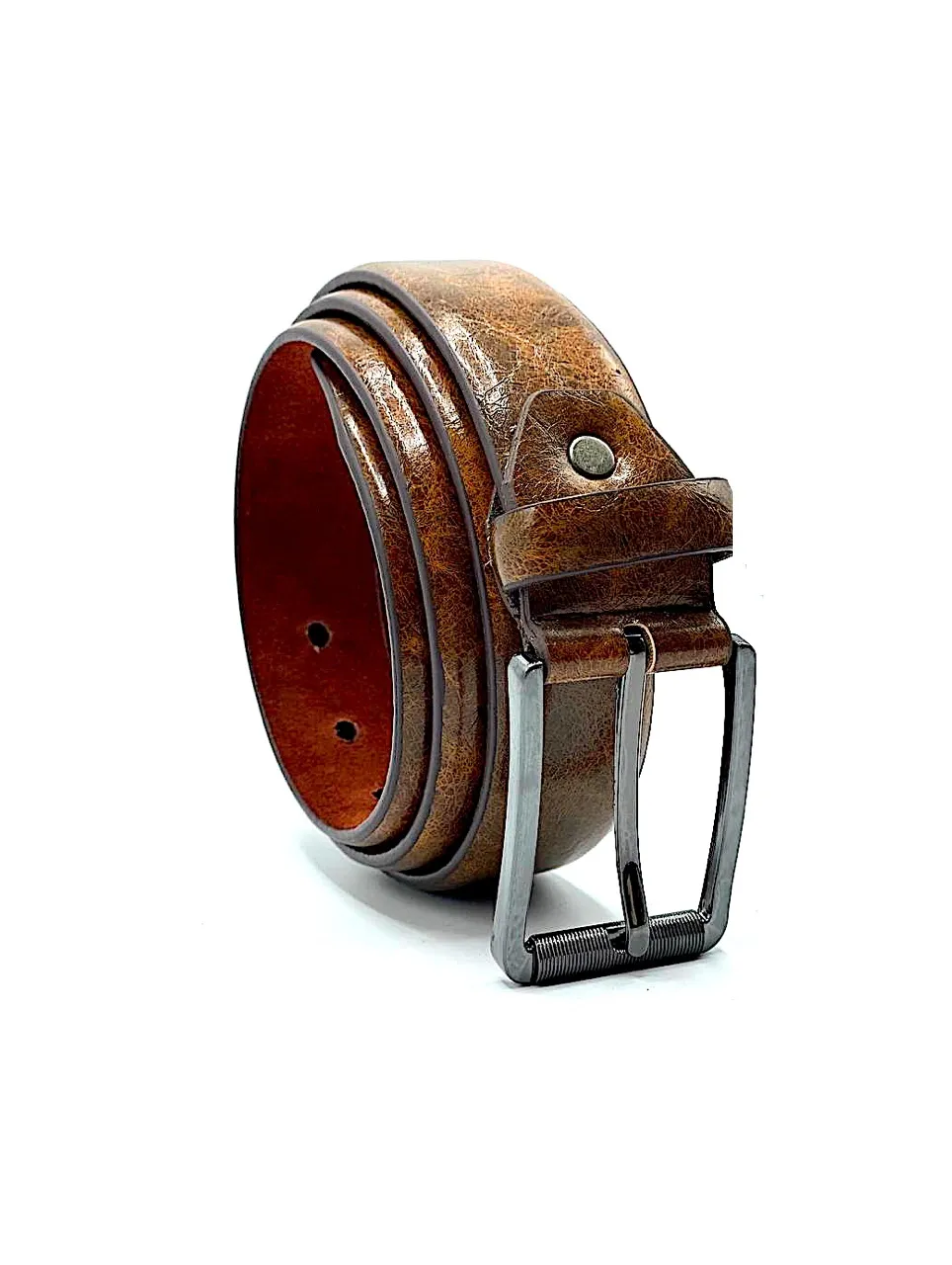 Leren Riem Domingo Camel
