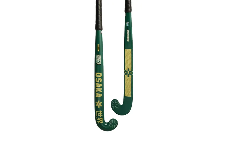 Osaka vision 10 show bow hockeystick groen/geel unisex