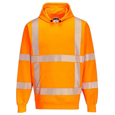 PORTWEST HOODED SWEATSHIRT RWS ORANJE R477ORRM MAAT M