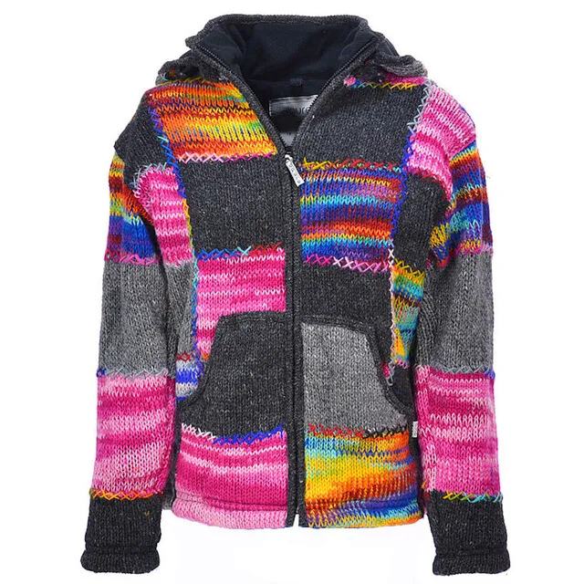 PURE WOOL VEST WJK06 MULTI MAAT 2XL