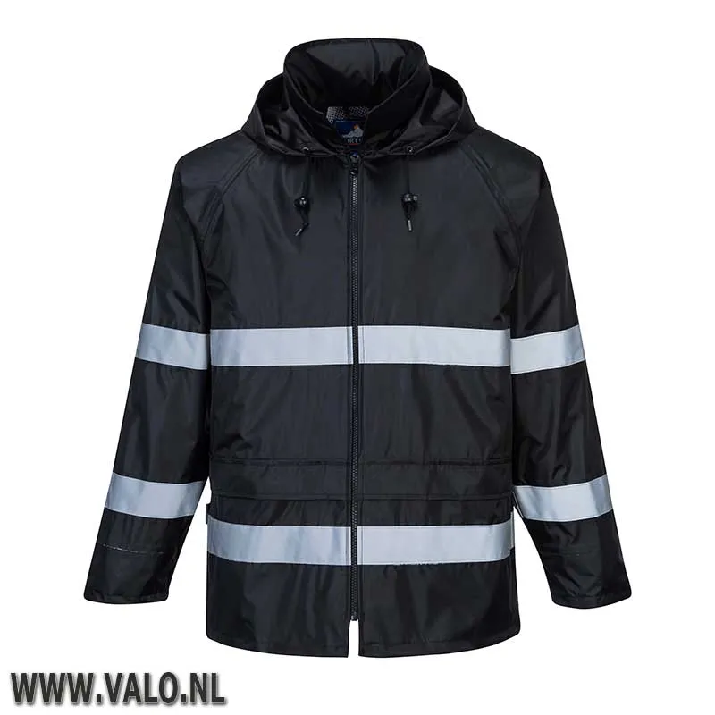Regenjack Iona Zwart Portwest F440