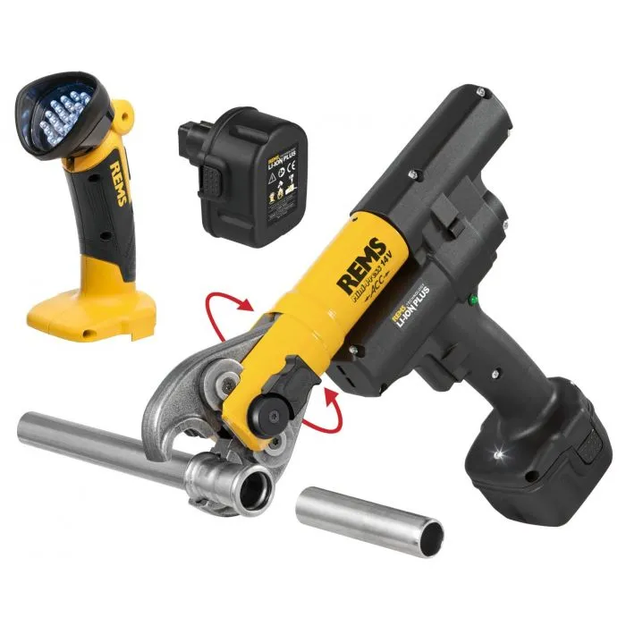 REMS MINIPRESS 14V ACCU BP MET BATTERIJ 2,5AH ACCU MET LED LAMP