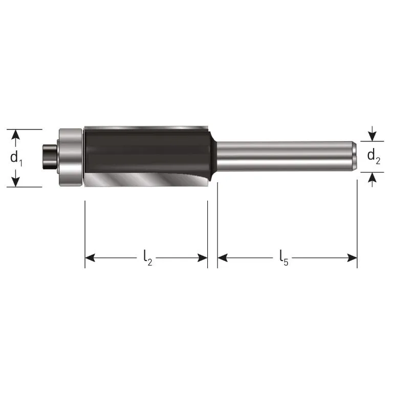 ROTEC HM KANTENFREES Z2, GOLDLINE,Ø12,7X25,4 D2=12