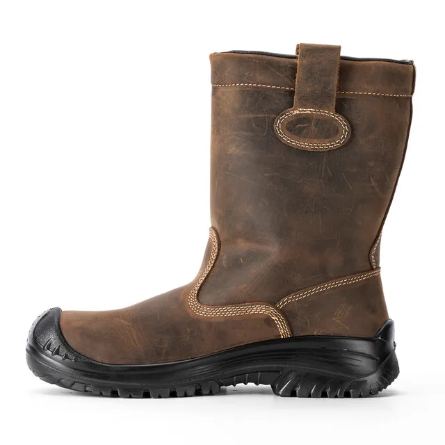 Sixton Peak Werklaars Montana S3 Donkerbruin Wol Gevoerd Maat 43