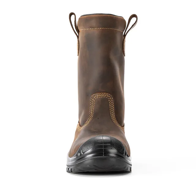 Sixton Peak Werklaars Montana S3 Waterbestendig Donkerbruin Maat 40