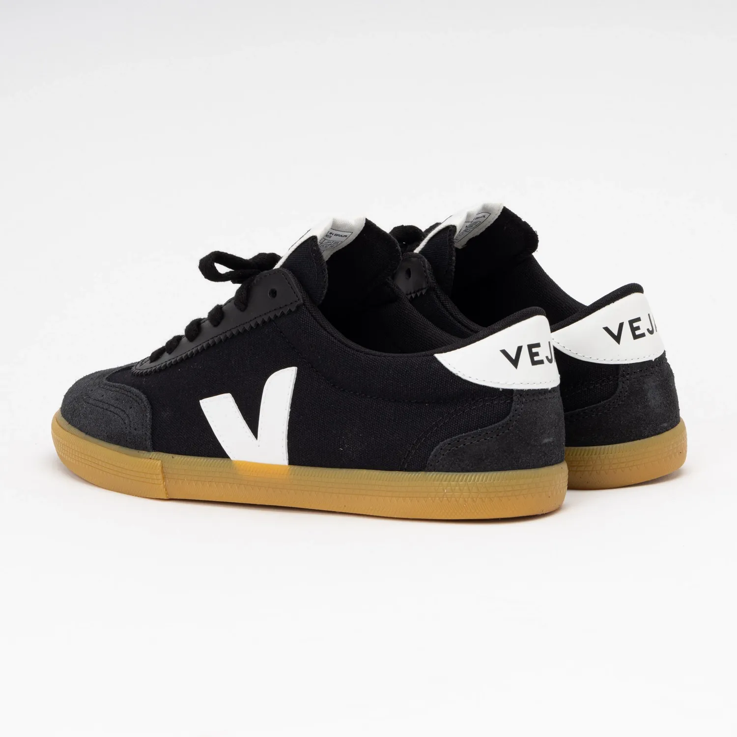Veja Men Volley Canvas Black White Natural