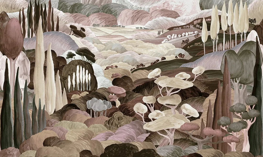 VLIESBEHANG  ARTE DECORS & PANORAMIQUE 97521 MOORLAND  480CM X 300CM