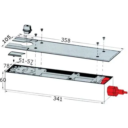VLOERVEER  DORMAKABA BTS 80 EMB
